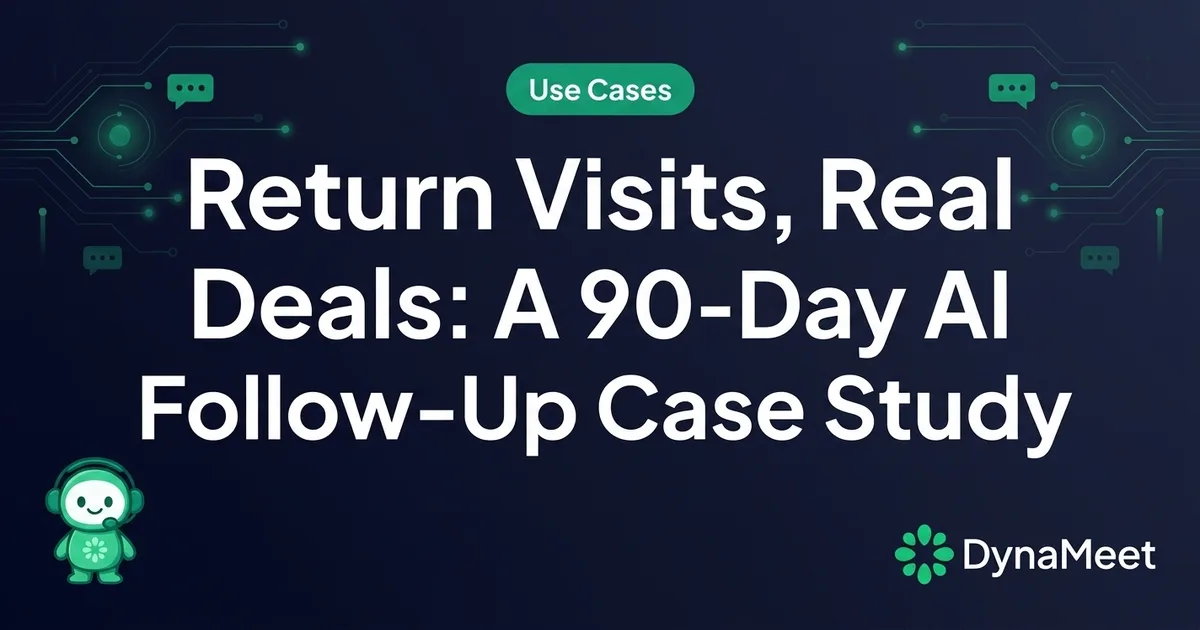 Return Visits, Real Deals: A 90-Day AI Follow-Up Case Study